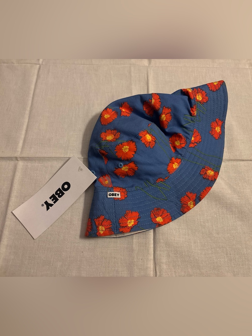 Reversible Obey bucket hat